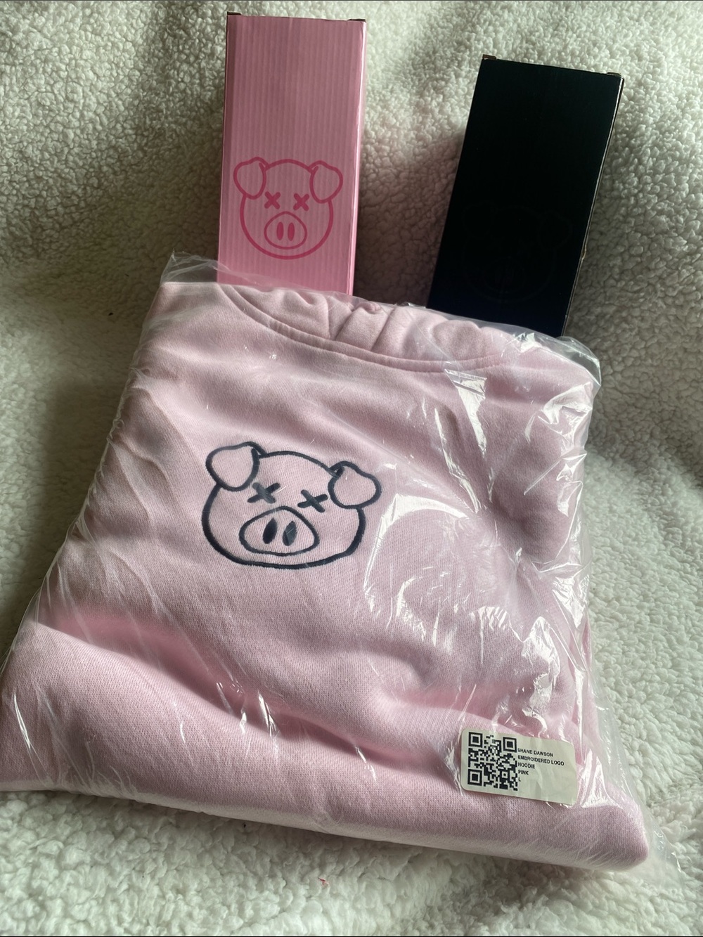 Jeffree Star Kids Pink Pig Logo Hoodie